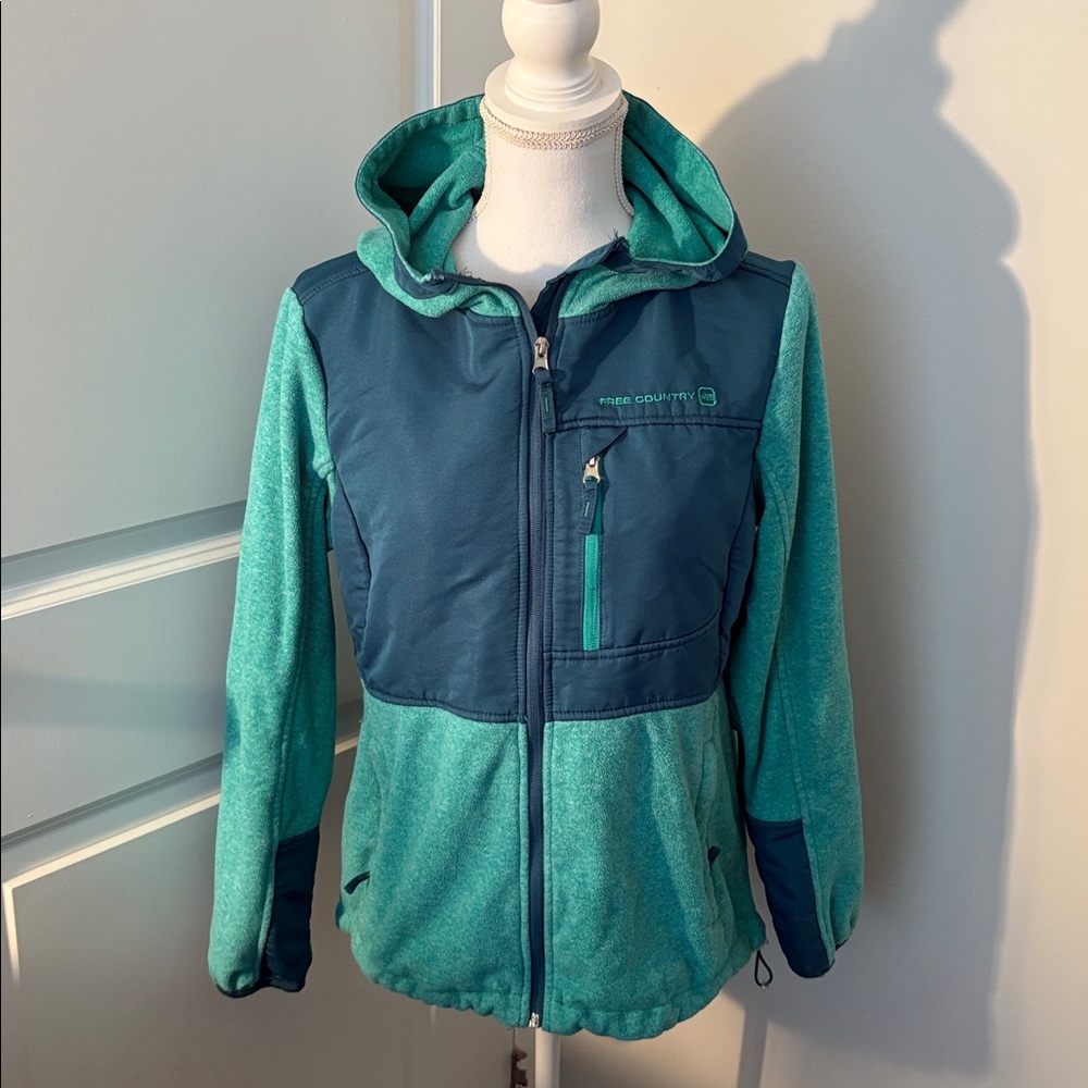 Free Country Teal and Navy Jacket